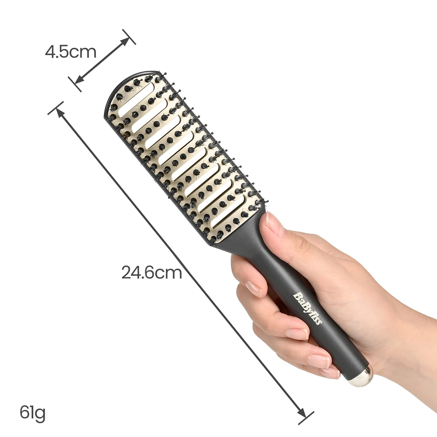 Wet to Dry Ceramic Vented Hair Brush